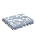 thumbnail image 5 of Mainstays Iris Leaf Stitched Quilt, Full/Queen, Light Blue, Reversible Lightweight Bedding, 5 of 9