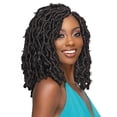 thumbnail image 4 of Janet Collection Nala Tress Locs Synthetic Hair Crochet Braid Loop 3x Gypsy Butterfly Locs 10”12”14” ( #1B Off Black ), 4 of 6