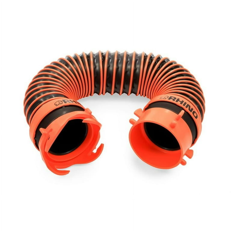 Camco RhinoEXTREME Compartment Sewer Hose | Hose Extends to 2-Feet