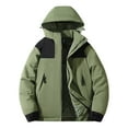 thumbnail image 5 of Mens Jacket Windbreaker Shell Jackets Hooded Zip Up Lightweight Coat for Outdoor Hiking with Pockets (XXL, Green), 5 of 8