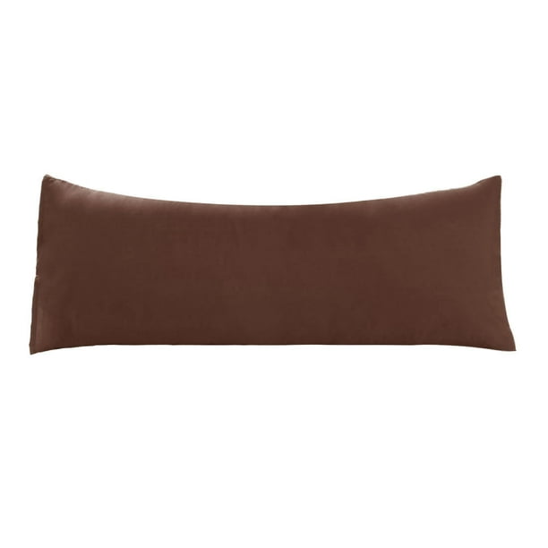 Unique Bargains Microfiber Pillowcase Long Bolster Body Pillow Cover 20 ...