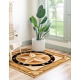 thumbnail image 3 of Rugs.com Pioneer Collection Rug – 5 Ft Square Ivory Medium-Pile Rug Perfect For Living Rooms, Kitchens, Entryways, 3 of 8