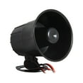 thumbnail image 2 of Cateissary Sirena de alarma para motocicleta y coche de 12V, alarmas de advertencia de sonido fuerte, bocina, altavoz negro, sistema eléctrico de Electrónica, 2 of 6