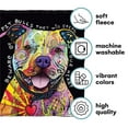 thumbnail image 5 of Pit Bull Throw Blanket for Bed - Queen Size Dean Russo Pitbull Fleece Blanket - Soft Plush Dog Blanket for Women, Men, and Kids - Cozy Throw Plush Blanket and Pitbull Decor Dean Russo, 5 of 7