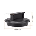 thumbnail image 3 of Tapón de cocina Uxcell para desagües de basura, reemplazo de tapón de goma negro, 2 piezas, 3 of 7