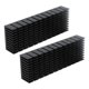 thumbnail image 4 of Aletas de enfriamiento de aluminio, 2 piezas de aletas de enfriamiento de aluminio Kit de disipador de calor de aluminio Disipador de calor electrónico True Excellence, 4 of 8