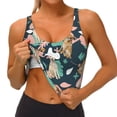 thumbnail image 3 of Pofeuu Labrador Retriever Dog Print Sports Bra for Women Sexy Vest Yoga Running Gym Fitness Crop Bras Tops-Medium, 3 of 8