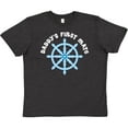 thumbnail image 3 of Inktastic Daddy's First Mate Sailing Nautical Youth T-Shirt, 3 of 5