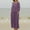 Purple, variant on Mqqzkk Women's Crew Neck Dresses Long Sleeve Solid Color Dress Casual Lantern Pleated Tunic Long Dress