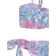thumbnail image 4 of Honganda Girl?s Fresh Mermaid Suspender Tops and Bandage Shorts Swimsuit, 4 of 9