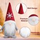 thumbnail image 4 of 3 piezas Gnomo navideño sueco NQ Adorables muñecos de Papá Noel hechos a mano 28 cm x 12 cm, 4 of 5