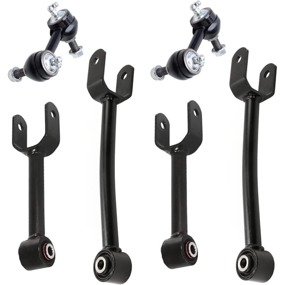 Detroit Axle - Rear Suspension Control Arm Kit for 2011 2012 2013 2014 Dodge Avenger Chrysler 200, 2 Upper Control Arms, 2 Lower Forward Control Arms, 2 Sway Bar Links Replacement