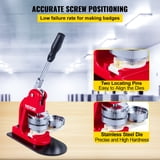 VEVOR 3 Inch Button Maker, Pin Making Machine with 500 Pcs Circle ...