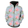thumbnail image 1 of Sudadera con capucha y cremallera para hombre, diseño de flores de magnolia, con estampado 3D, divertida, unisex, estilo Harajuku, hip hop, primavera, 1 of 6