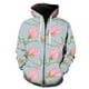thumbnail image 1 of Sudadera con capucha y cremallera para hombre, diseño de flores de magnolia, estilo Harajuku, estilo hip hop, unisex, con estampado 3D, gran oferta 2024, 1 of 6