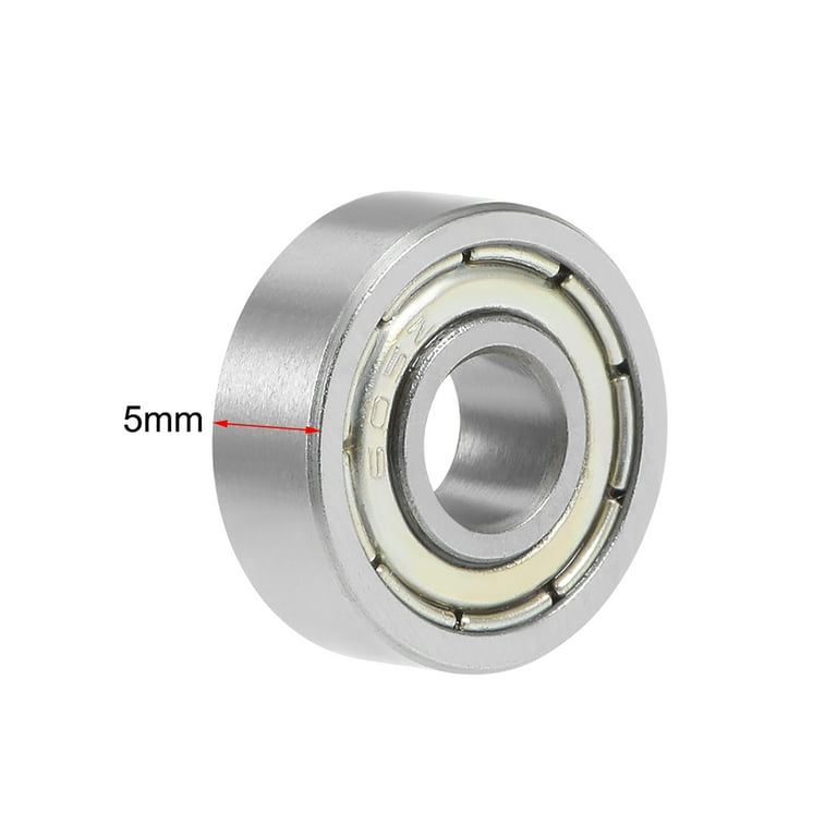 605ZZ Ball Bearing 5x14x5mm Double Sealed Chrome Steel