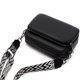 thumbnail image 2 of Bolso Bandolera para Mujer Bolso Cuadrado Cuero Genuino Bolsos Compras Casuales (Negro), 2 of 9