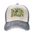 thumbnail image 2 of Men Women Army Camouflage Pattern Baseball Cap Golf Dad Hat Adjustable Low Profile Cotton Hat, 2 of 7