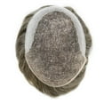 thumbnail image 7 of Hair System for Men French Lace Man Hair Units Clear Poly Men's Toupee Hair Prosthesis 7X9 #60RY, 7 of 7