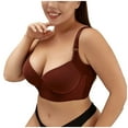 thumbnail image 3 of Aofany Women's Full Coverage Bras, Plus Size Push Up Bras for Women Smoothing Bra Comfort Lightly Underwire T-Shirt Bra 34B-50B, 3 of 6