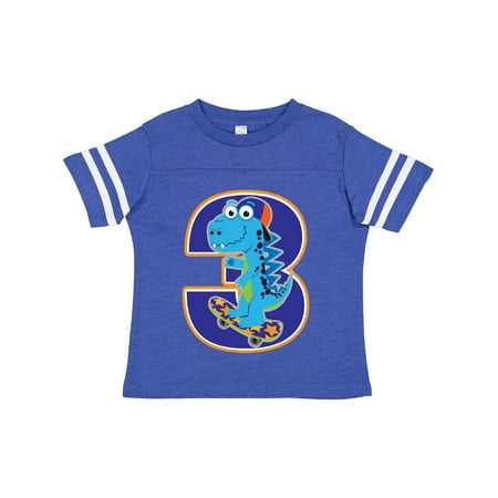 

Inktastic 3rd Birthday Dinosaur Boy 3 Year Old Gift Toddler Boy Girl T-Shirt