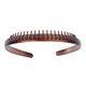 thumbnail image 5 of Diadema De Peine De Duraderos Para Mujer Aro De Pelo Duro Antideslizante Para Cabello Grueso - Marron Sunnimix Los dientes de las mujeres peinan el aro del pelo, 5 of 8