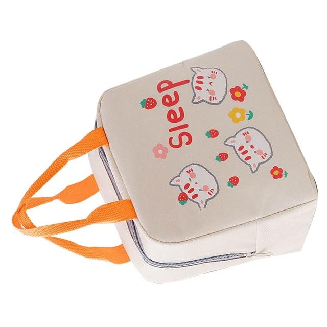 Bolsa de almuerzo de dibujos animados,Bolsa de almuerzo Bolsa de almuerzo portátil de estilo de dibujos animados Bolsa de almuerzo con cremallera construida para el futuro