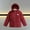 Red, variant on fnnxnal Warm Dinosaur Toddler Jacket - 4T Gray Padded Coat with Horn Hood, Zip-Up, Cold Weather Outerwear for Little Kids