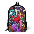 thumbnail image 3 of Among Us Backpack for College 17 Inch Lightweight Waterproof Book Bag with Adjustable Straps Unisex Large Capacity Travel Daypack, 3 of 9