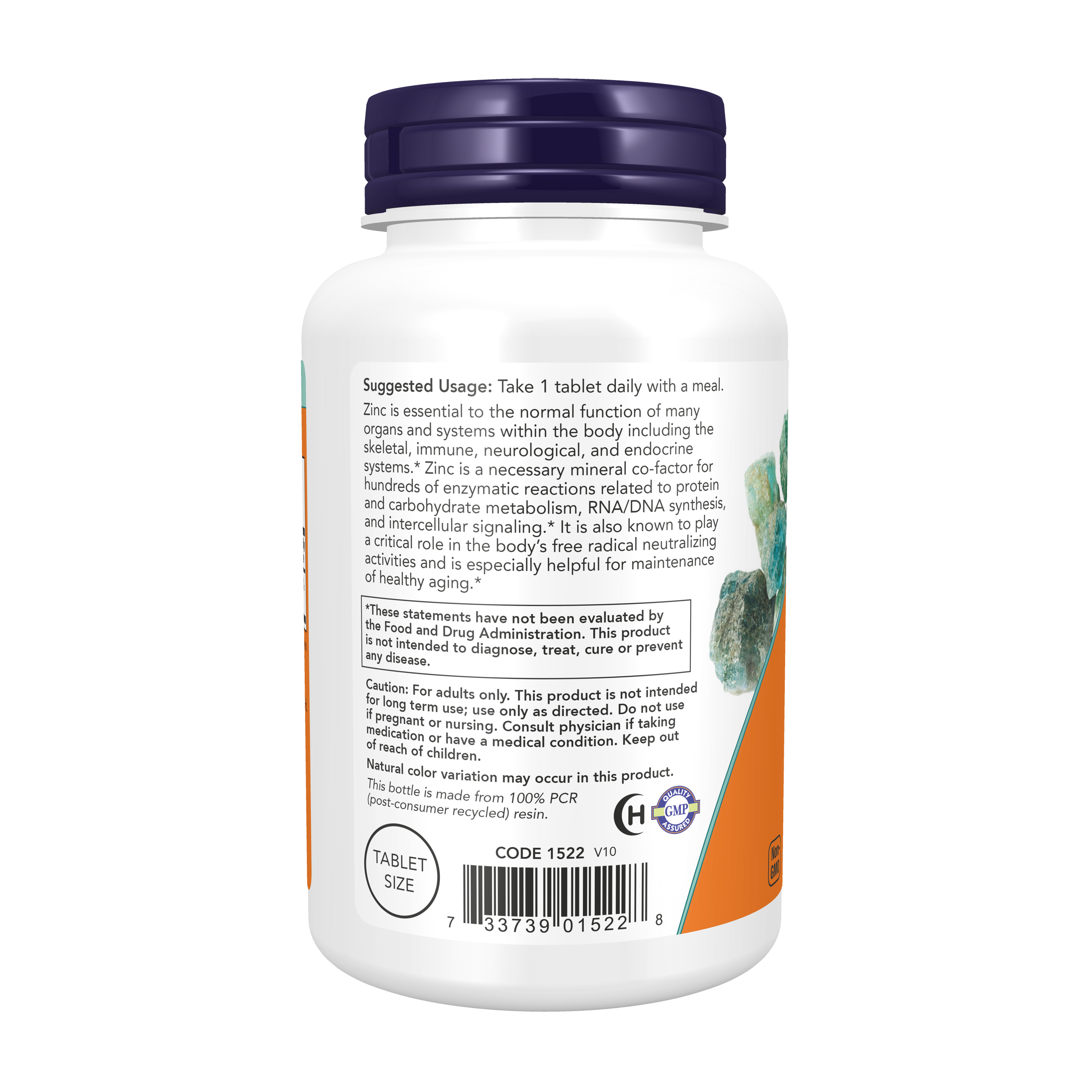 Now Supplements Zinc Zinc Gluconate 50 Mg Supports Enzyme Functions Immune Support 250 2479