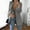 A Gray, variant on VEKDONE Women Plus Size Work Casual Blazer Boyfriend Blazer Jackets Lapel Business Suit Jacket with Pocket 2026