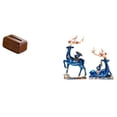 thumbnail image 1 of porta pañuelos,Funda para caja de pañuelos de PP para sala de estar y cocina,Porta pañuelos de PP para casa,oficina,hotel,Estatua de escultura de ciervo,Escultura de ciervo para sala de, 1 of 8
