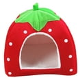 thumbnail image 4 of LOLIPPYY XL Red Plush Pet Bed House for Small Dogs and Cats, Lightweight, Cozy, Soft and Comfortable, 4 of 6