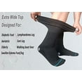 Extra Wide Socks For Bariatric Feet Knee High Diabetic Socks For Men