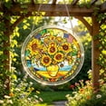 thumbnail image 7 of Dongrere Stained Acrylic Suncatcher Window Hanging, Colorful Sun Catcher for Home Indoor Outdoor Decor, Gift for Family Friends, 7 of 7
