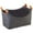 Black, variant on Storage Bag, Firewood Baskets Extra Thick Firewood Basket Large Firewood Bag Basket For Firewood Fireplace With Wooden Handles 45 X 32 X 40 Cm, Holiday Gifts
