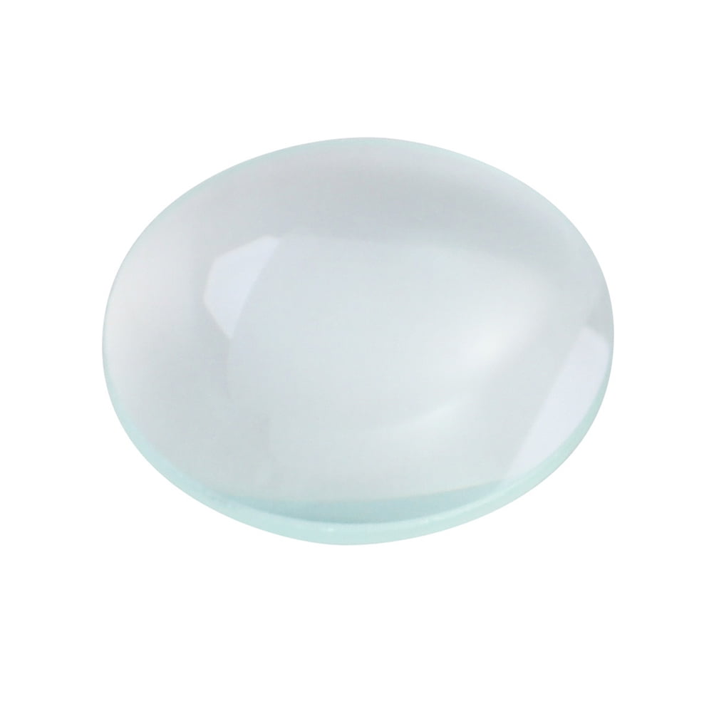 Lens Convex Glass Double Lenses Magnifying Optical 50Mm Science Glasses
