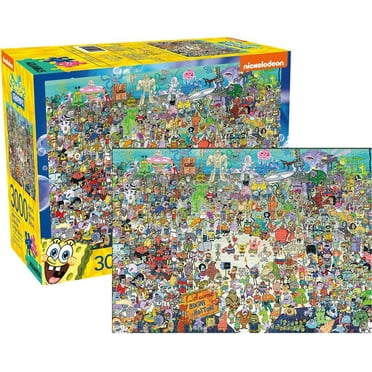 AQUARIUS Spongebob Squarepants Cast 3000-Piece Jigsaw Puzzle