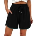 thumbnail image 2 of BUIGTTKLOP Running Shorts for Women High Waisted Athletic Hiking Workout Gym Tennis Lightweight Shorts with Pockets, 2 of 8