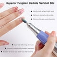 thumbnail image 2 of 67Types Ceramic Tungsten Nail Drill Bits Milling Cutter For Manicure Pedicure Nail Files Buffer Nails Art Equipment Accessoriess, 2 of 6