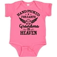 thumbnail image 3 of Inktastic Handpicked for Earth by My Grandma in Heaven Angel Wings Boys or Girls Baby Bodysuit, 3 of 5