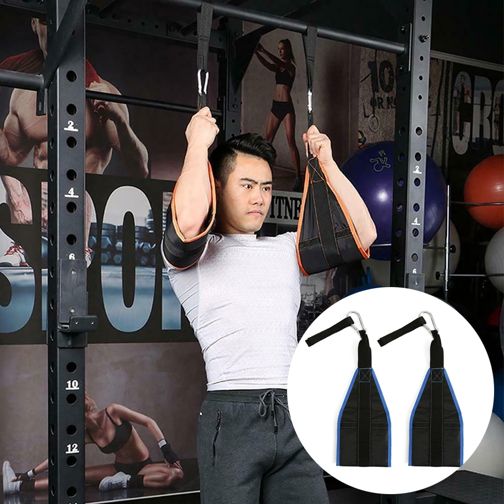 Pack of Suspension Sling Strap Hooks Pull Straps Up Bar Portable