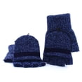 thumbnail image 4 of Simplicity Not Easy to Pilling Aldult Knitting Flip Gloves Outdoor Gloves Keep Warm Winter LIGHT GRAY, 4 of 7