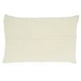 thumbnail image 2 of Fennco Styles Classic Woven Striped Cotton Throw Pillow Cover 16"W x 24"L - Yellow Cushion Case for Home, Couch, Bedroom, Living Room and Office Décor, 2 of 5