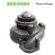 thumbnail image 2 of Bomba de agua 352-0205 35T para motor CAT 345C 345D 349D 966H 972H 980C C11 C13, 2 of 11