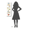 thumbnail image 4 of Global Gallery's 'Gone Fishin X' By Elyse DeNeige Stretched Canvas Wall Art, 4 of 4