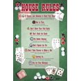 thumbnail image 1 of Poster - Studio B - House Rules - Poker Wall Art P4222, 1 of 1