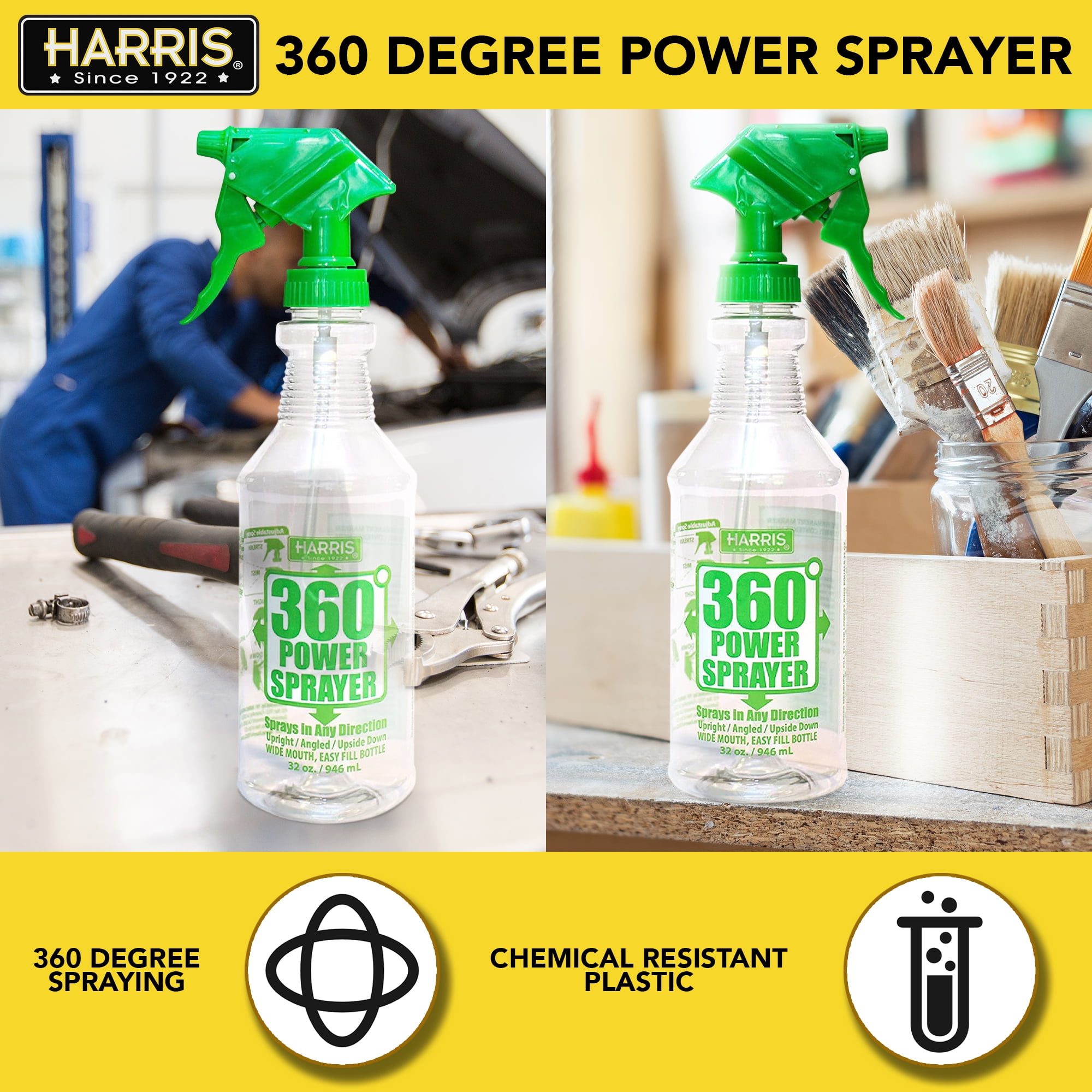 Harris 32 oz. Chemical Resistant Heavy-Duty Sprayer 6 + 6 FREE (12