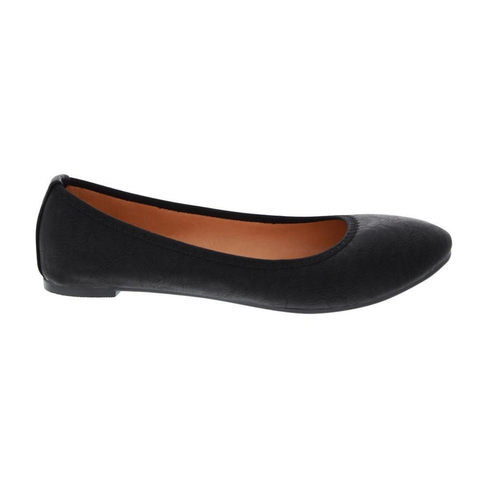black flats with small heel