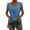 Blue, variant on Manxivoo Tank Top for Women Womens Casual Solid V Neck Short Sleeve Vest T Shirt Loose Fit Tank Tops Womens Tank Tops Blue